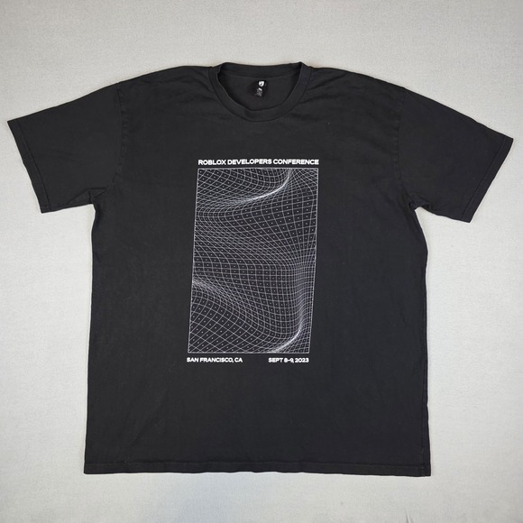 As Colour Other - Rare Roblox Game Developers‎ Conference 2023 Mens Shirt XXXL San Francisco Swag